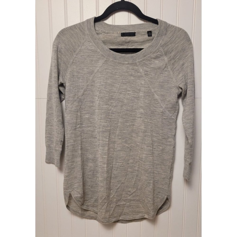 NWOT ATM Women's Cashmere Long Sleeve Lightweight Sweater, Size XS